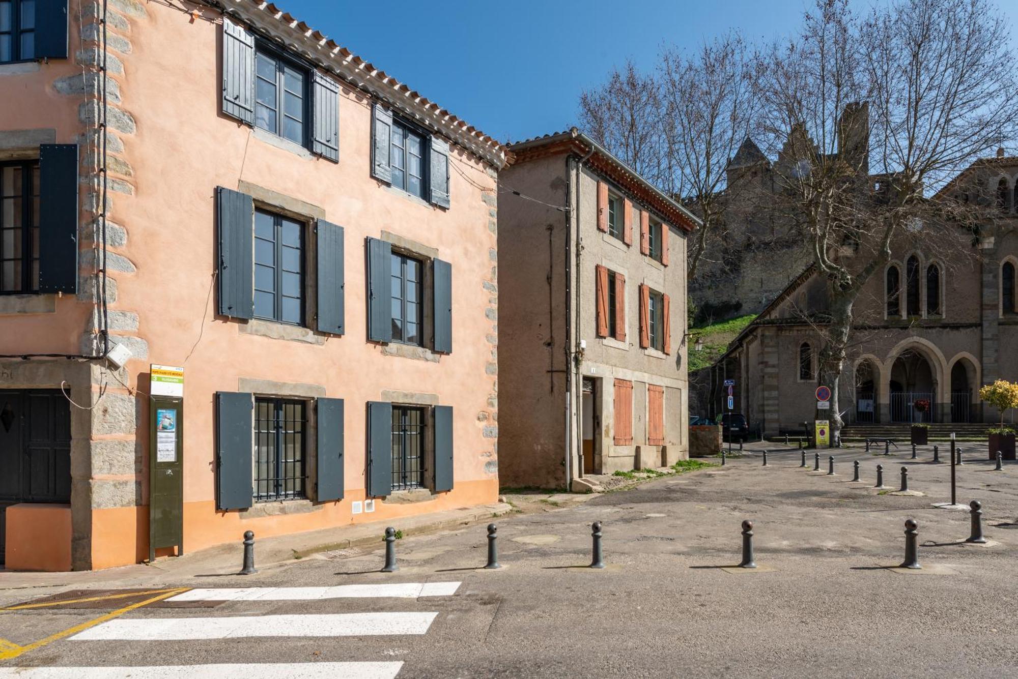 Les Gites De Laure - L'Or Vert, Appartement Avec Vue Sur Le Chateau, Parking Prive, Climatisation, Netflix, A 160 M De La Cite Medievale Каркассонн Екстер'єр фото