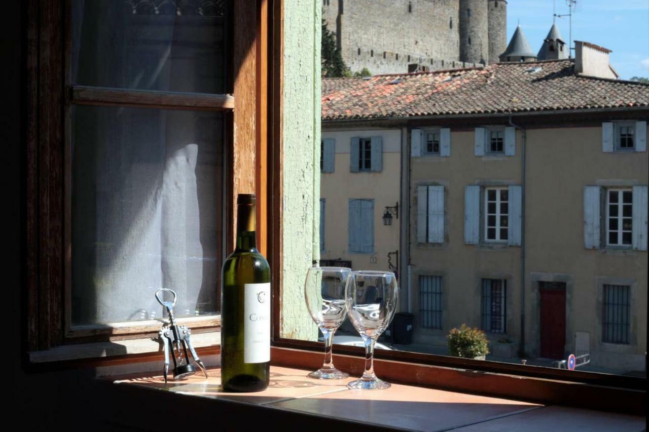 Les Gites De Laure - L'Or Vert, Appartement Avec Vue Sur Le Chateau, Parking Prive, Climatisation, Netflix, A 160 M De La Cite Medievale Каркассонн Екстер'єр фото